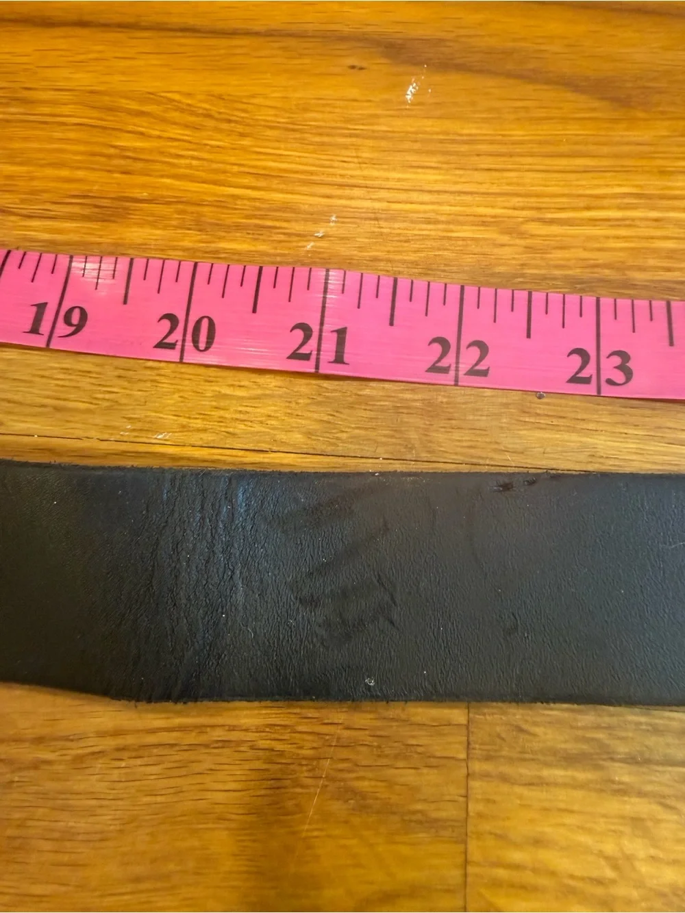 Men’s Black Leather Belt with Silver Buckle (022)